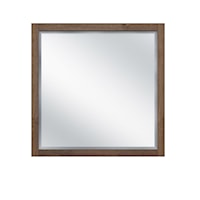 Hillsdall Holborn Wood Decorative Framed Mirror, Driftwood Brown