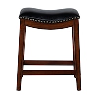 Transitional Counter Height Stool