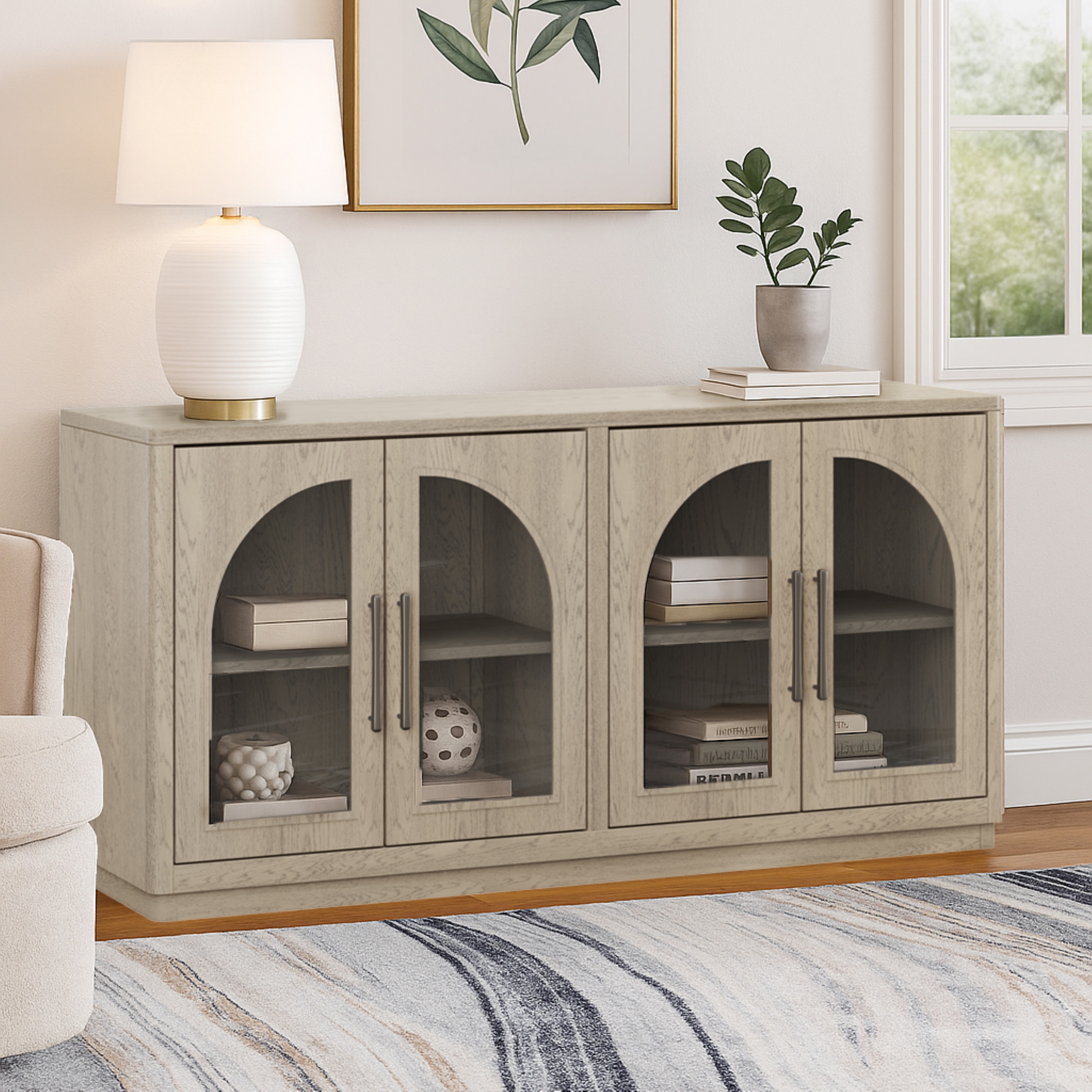 HH2 Home Home Creations Niamh 4-Door Credenza