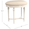 Hillsdale Cape May Vanity Stool