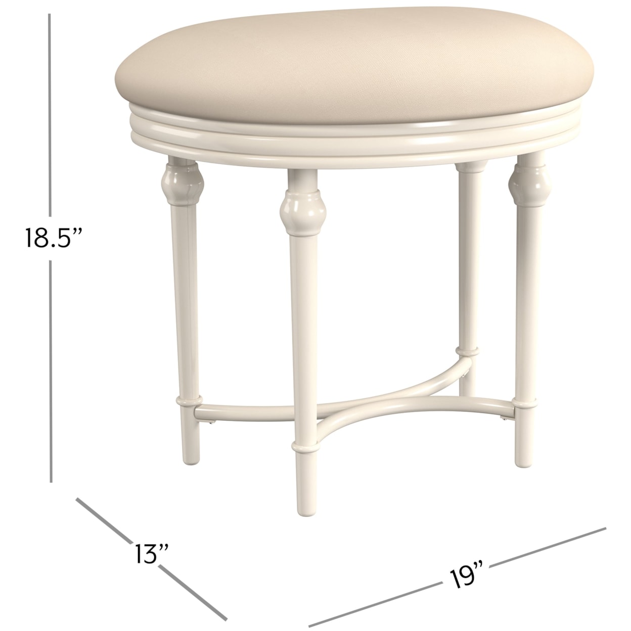 Hillsdale Cape May Vanity Stool