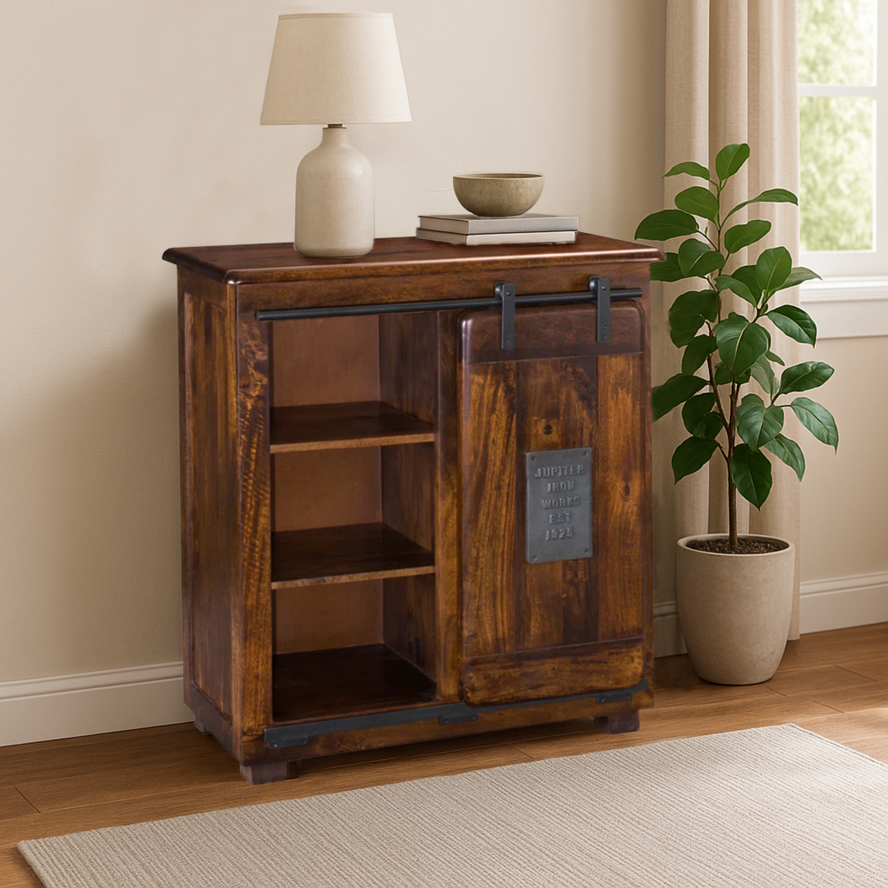 HH2 Home Home Creations Dun 4-Drawer Sideboard