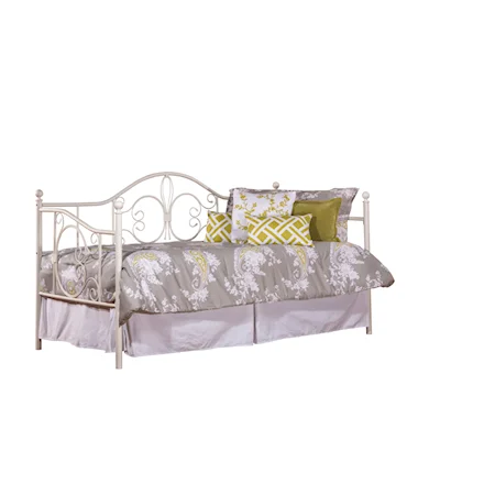 Twin White Metal Daybed