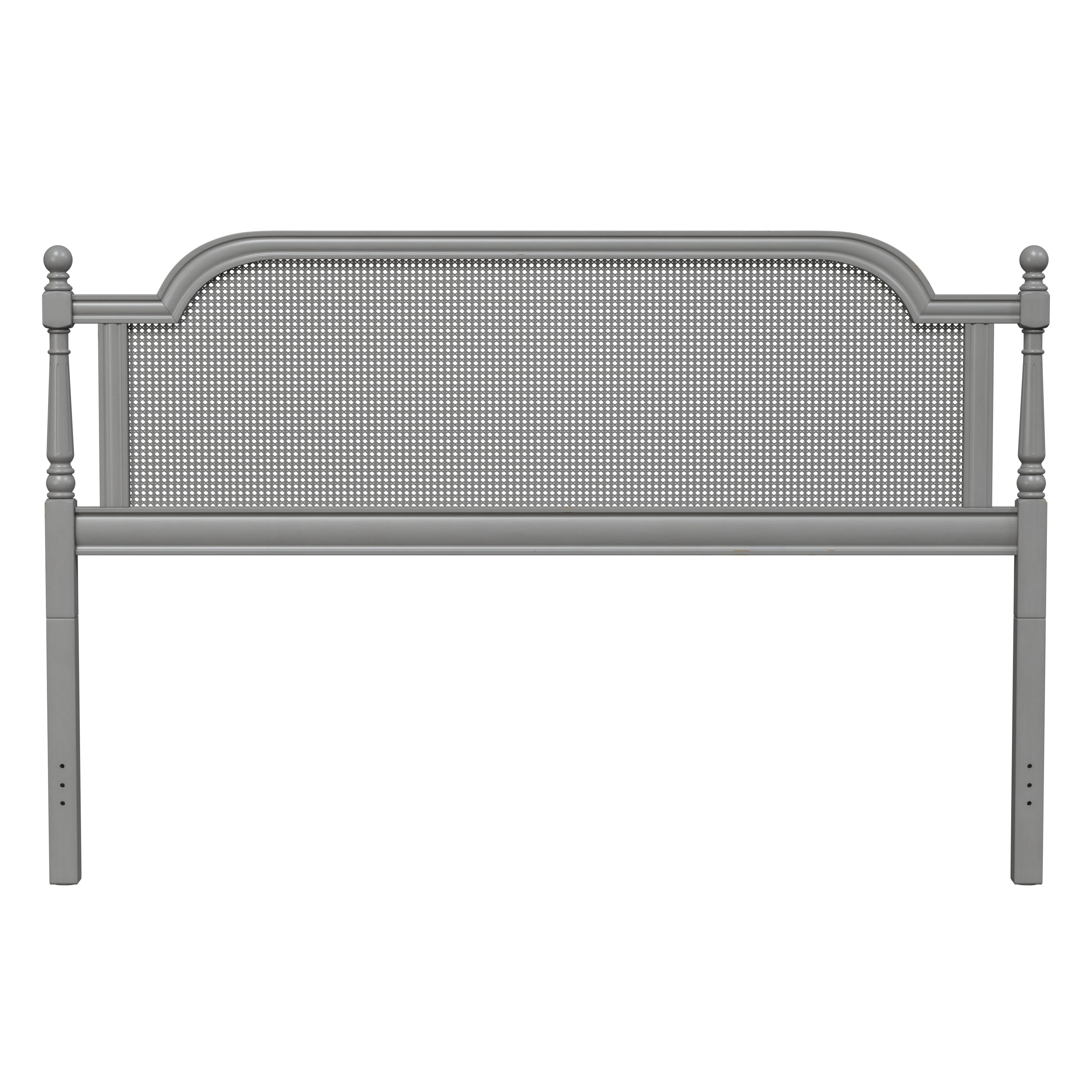 Hillsdale Melanie 2223BKR Wood and Cane King Bed with Metal Frame Wayside Furniture & Mattress