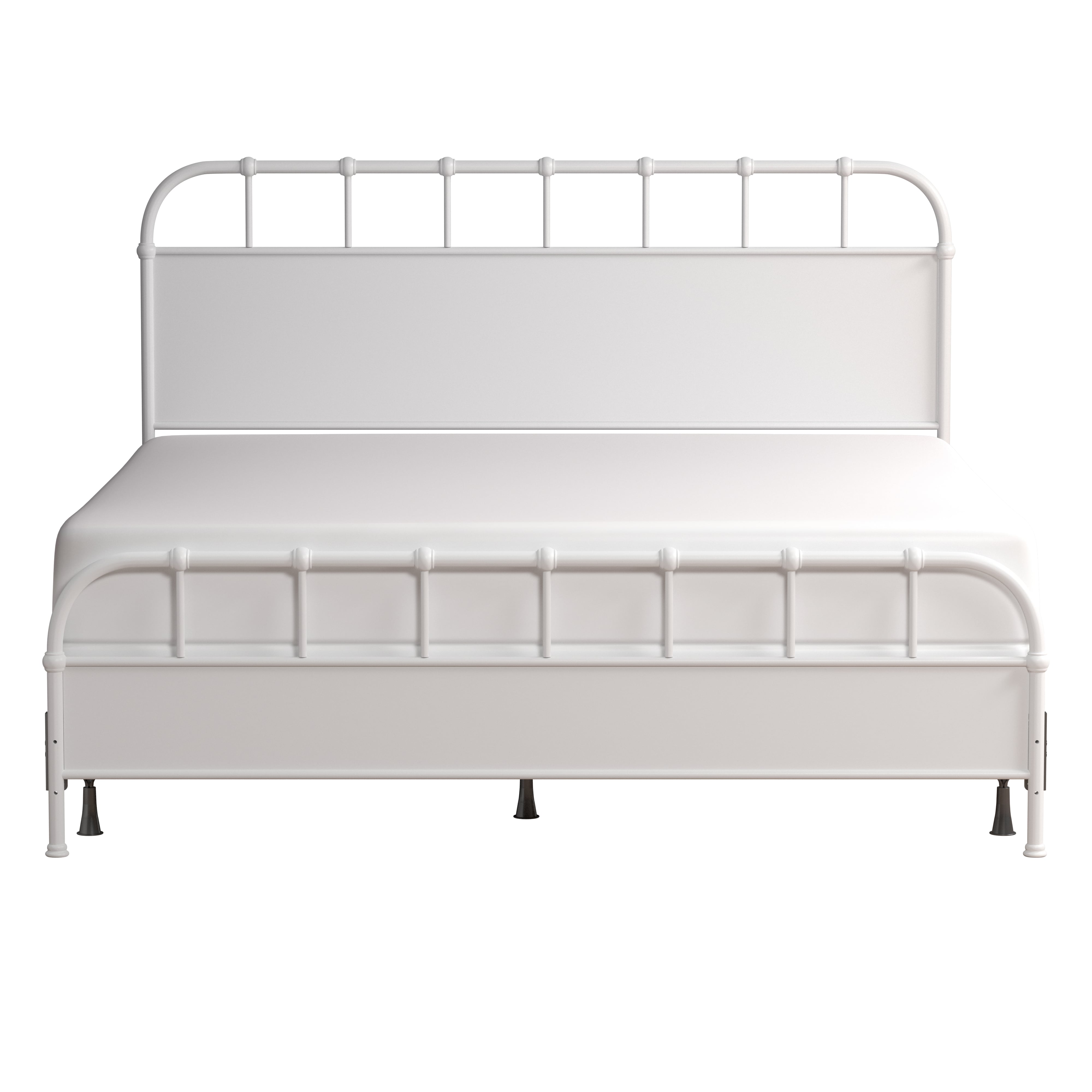 Hillsdale Grayson 2652BKR Coastal/Cottage Metal King Size Panel Bed