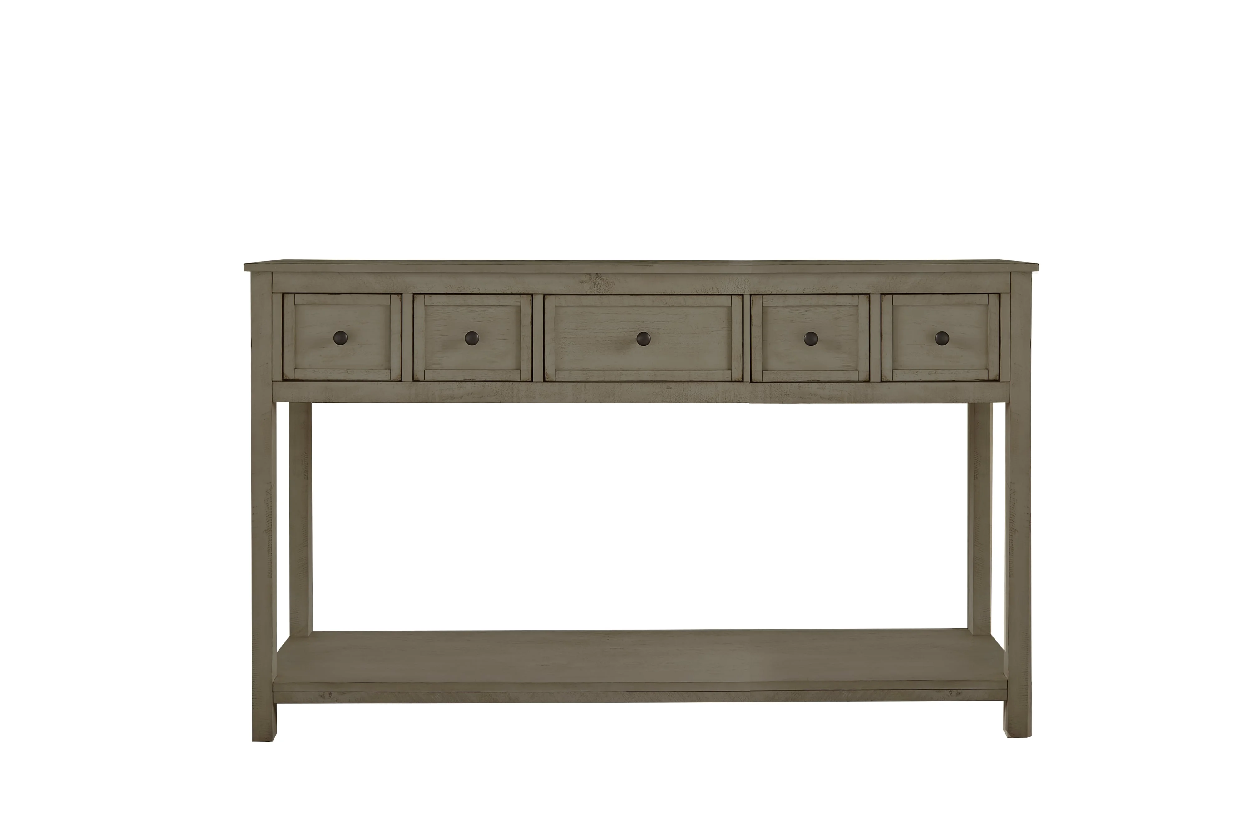 Hillsdale Villa 6414-820 Villa Wood 60 Inch 5 Drawer Console Table 