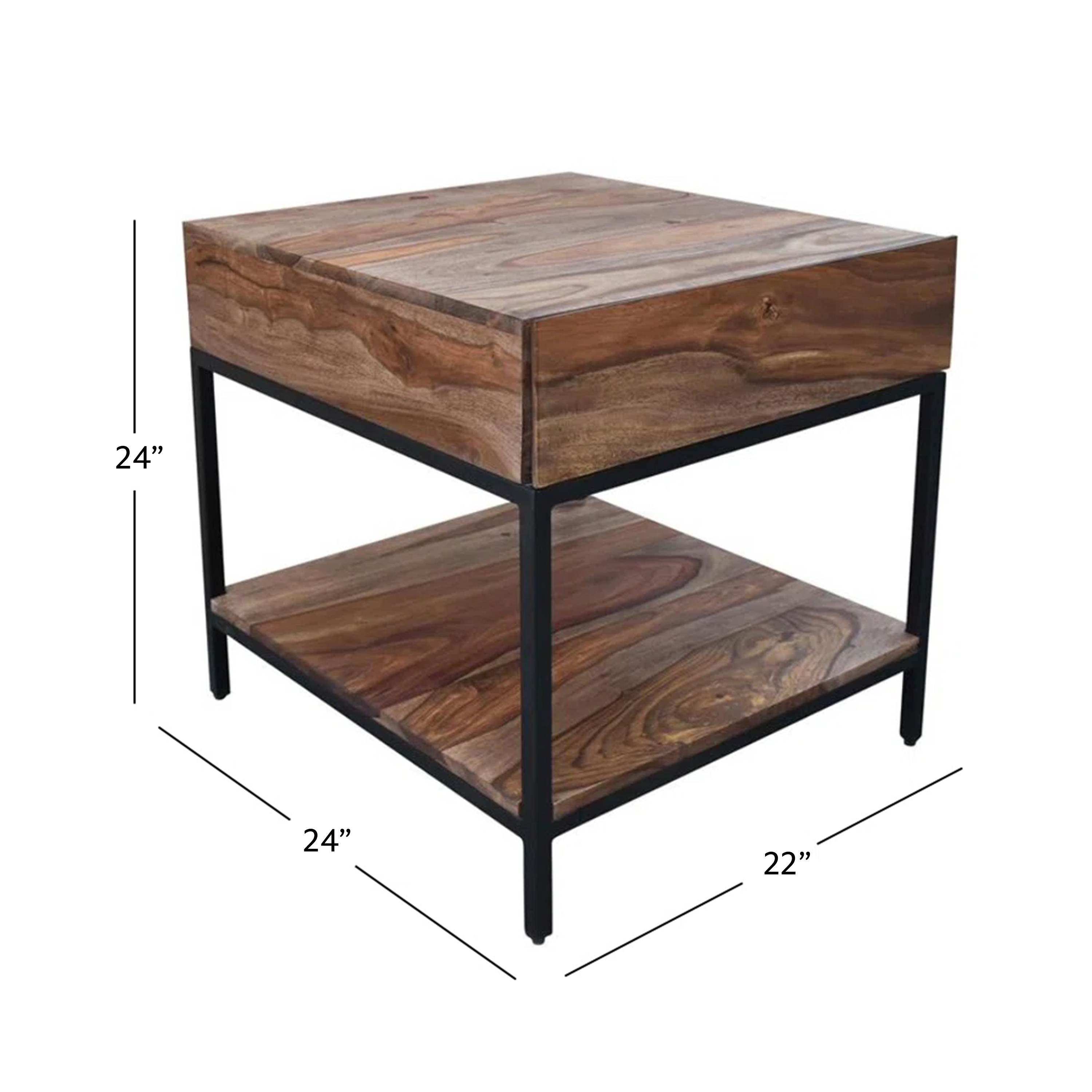 HH2 Home Home Creations Meadowood 1-Drawer End Table
