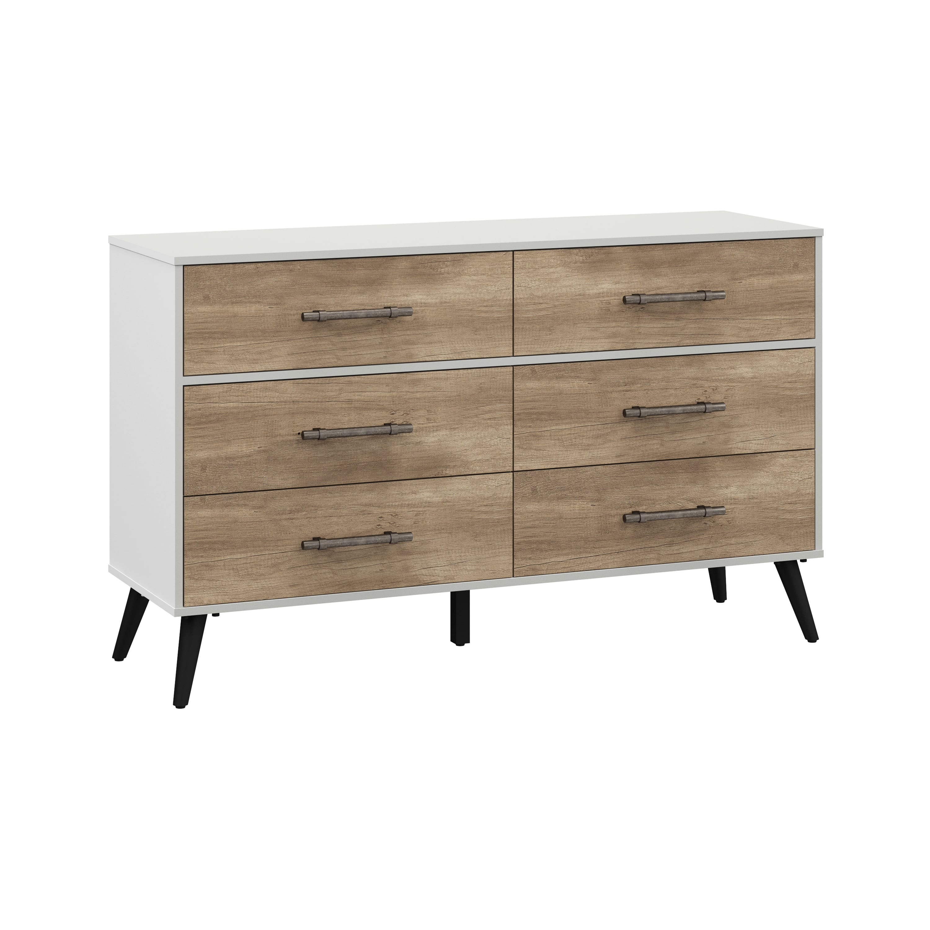 Hillsdale Fargo 2822716 MidCentury Modern 6Drawer Dresser Westrich