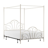 Dover Full Size Metal Canopy Bed without Frame