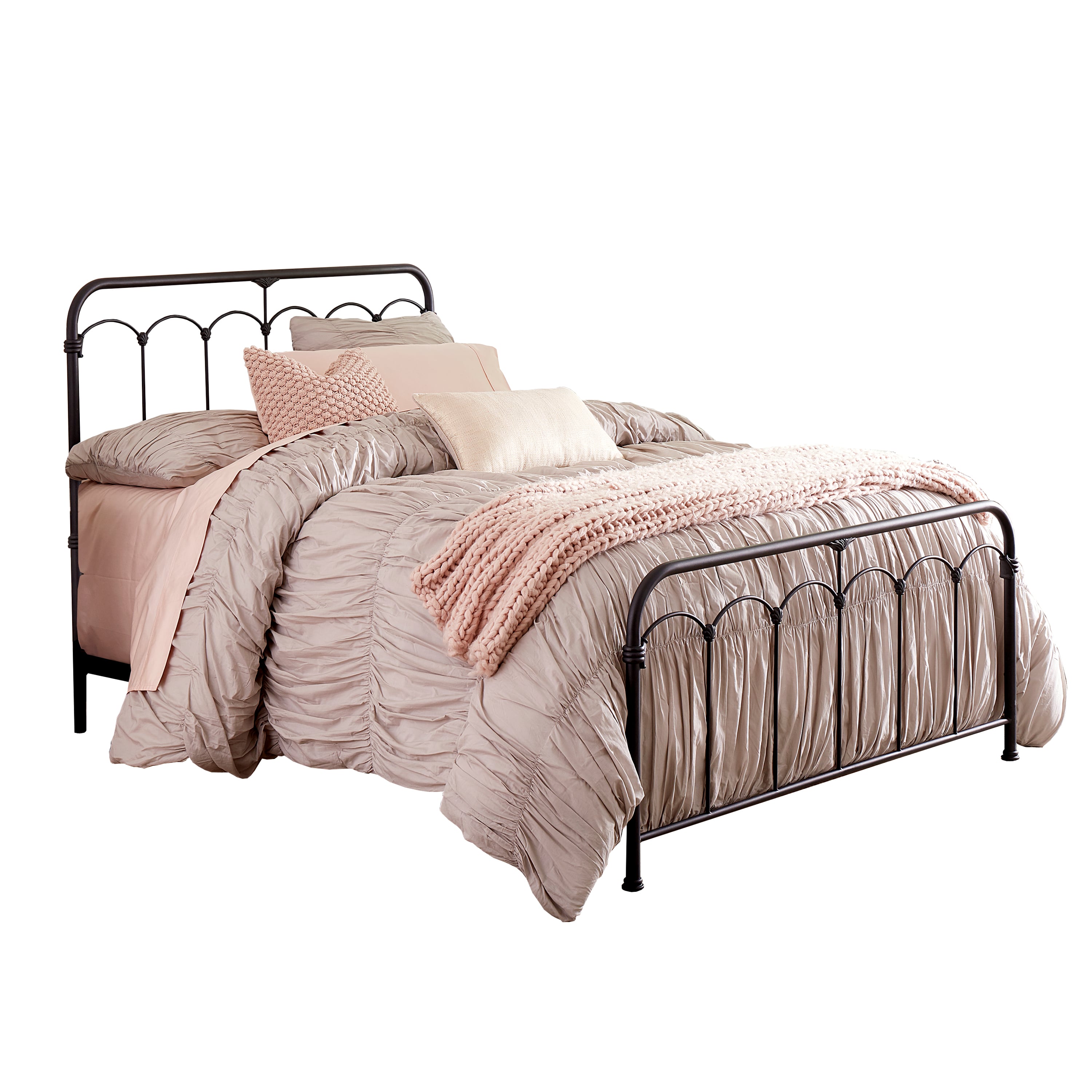 Hillsdale Jocelyn 2087HKR Jocelyn King Metal Headboard With Frame ...