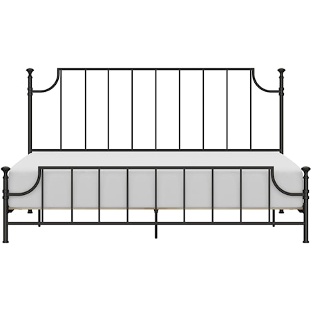 Veridian King Metal Bed