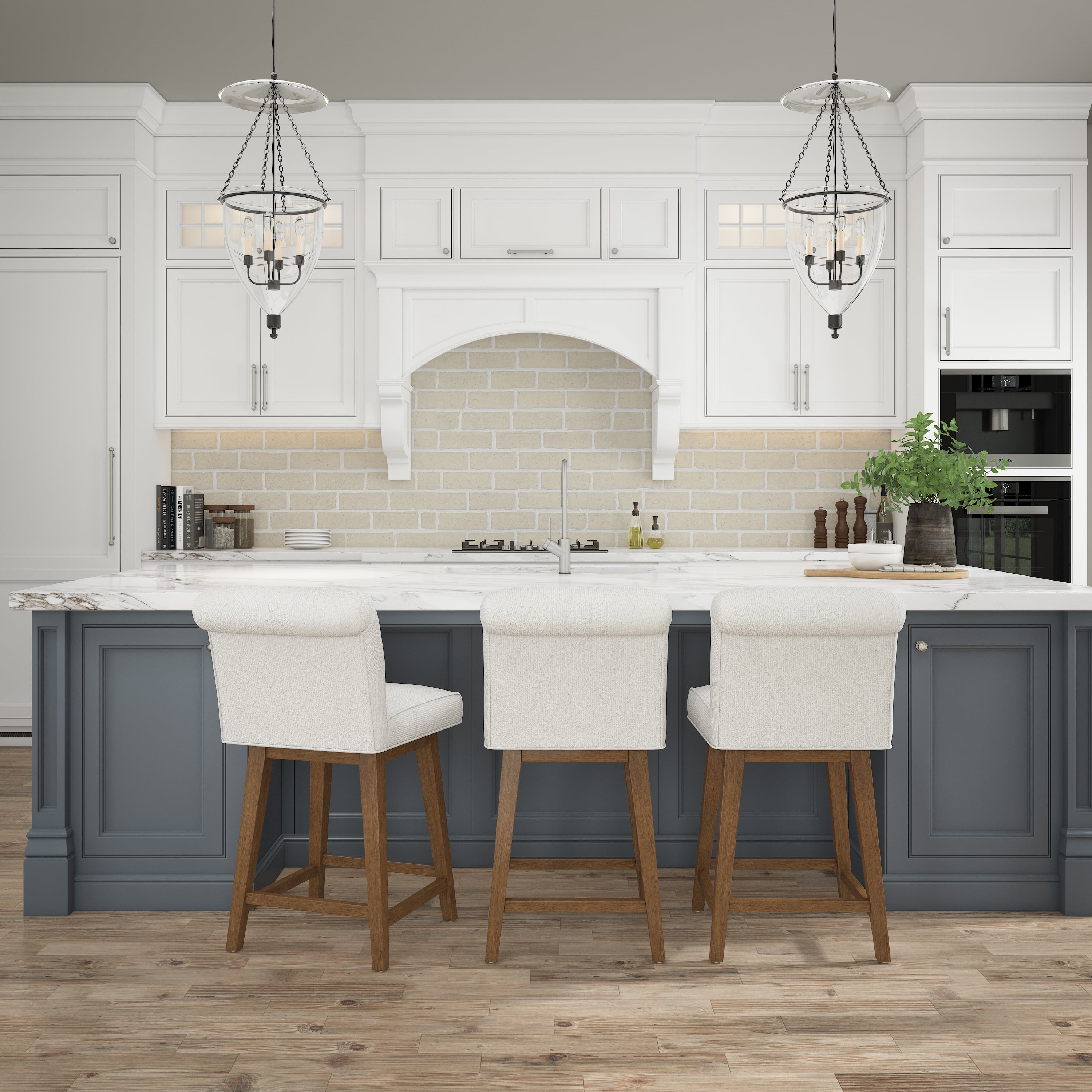 Hillsdale Uniquely Yours Tufted Adjustable Swivel Stool