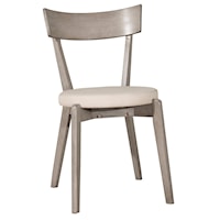 Set of 2 Upholstered Wood Dining Chairs