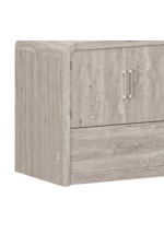 HH2 Home Juna Contemporary 4-Door Console Cabinet Queen Bed