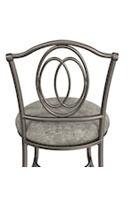 Hillsdale Emerson Emerson Metal Vanity Stool