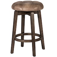 Odette Backless Swivel Counter Height Stool