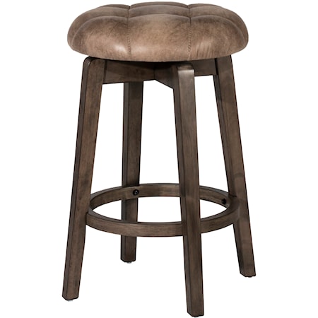 Odette Backless Swivel Counter Height Stool