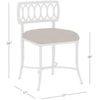 Hillsdale Canal Street Vanity Stool