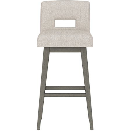 Key Back Adjustable Swivel Stool