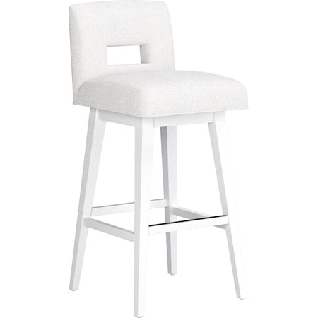 Key Back Adjustable Swivel Stool