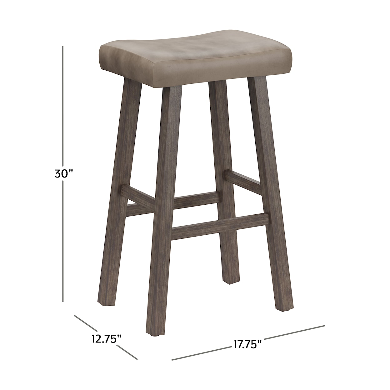 Hillsdale Saddle Barstool