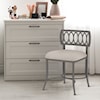 Hillsdale Canal Street Vanity Stool