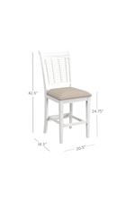 Hillsdale Bayberry Bayberry Swivel Bar Height Stool