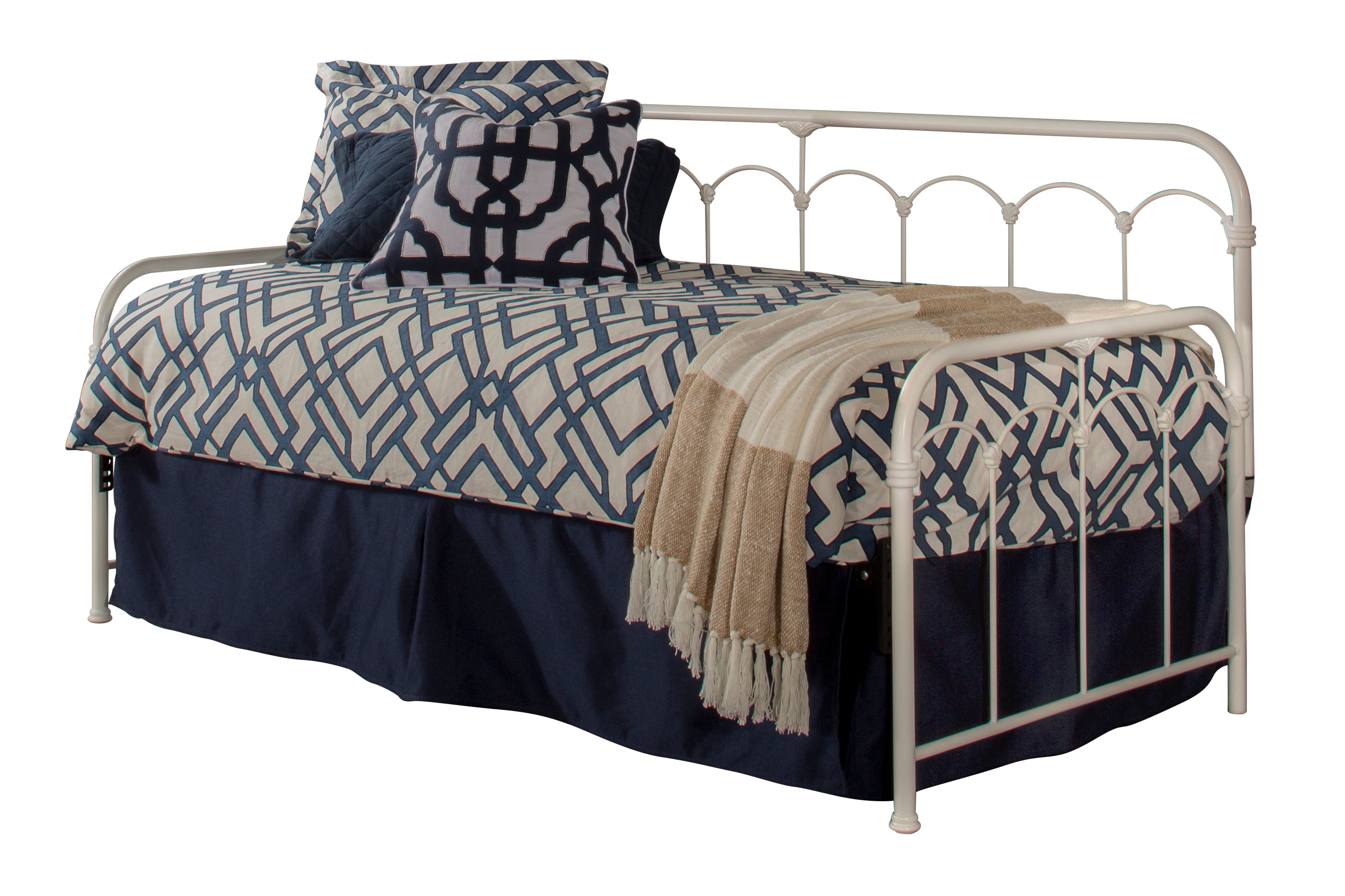 Hillsdale Jocelyn 2168DBLHBM Jocelyn Metal Twin Daybed Dunk & Bright