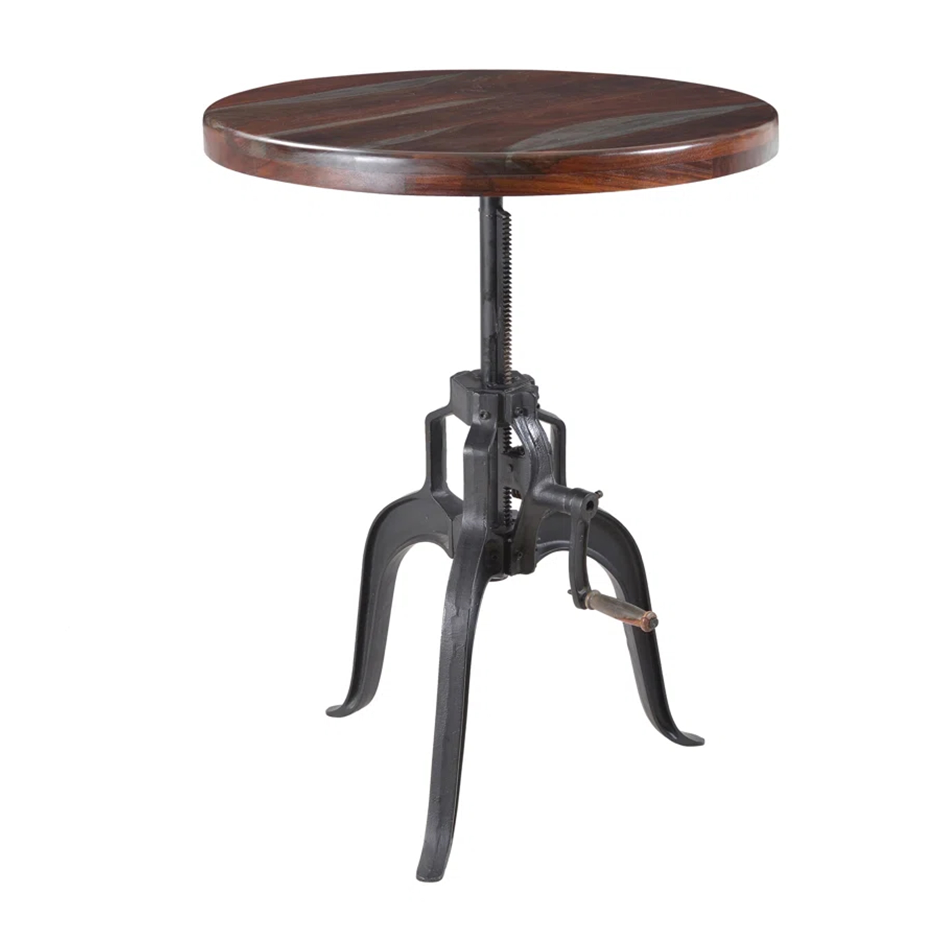 Adjustable Height Pedestal Dining Table