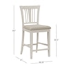 Hillsdale Pebblebrook Counter and Bar Stools