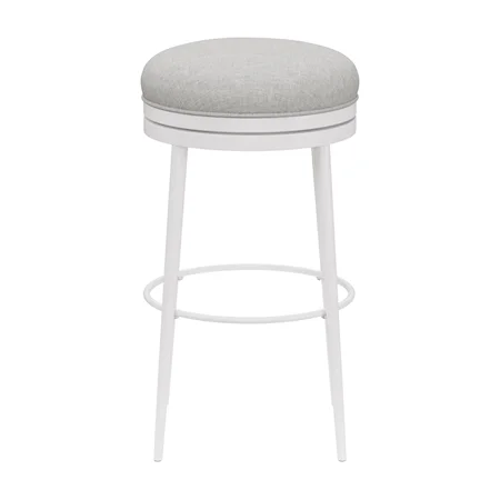 Contemporary Swivel Backless Counter Stool