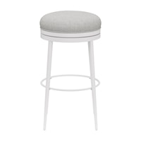 Contemporary Swivel Backless Counter Stool