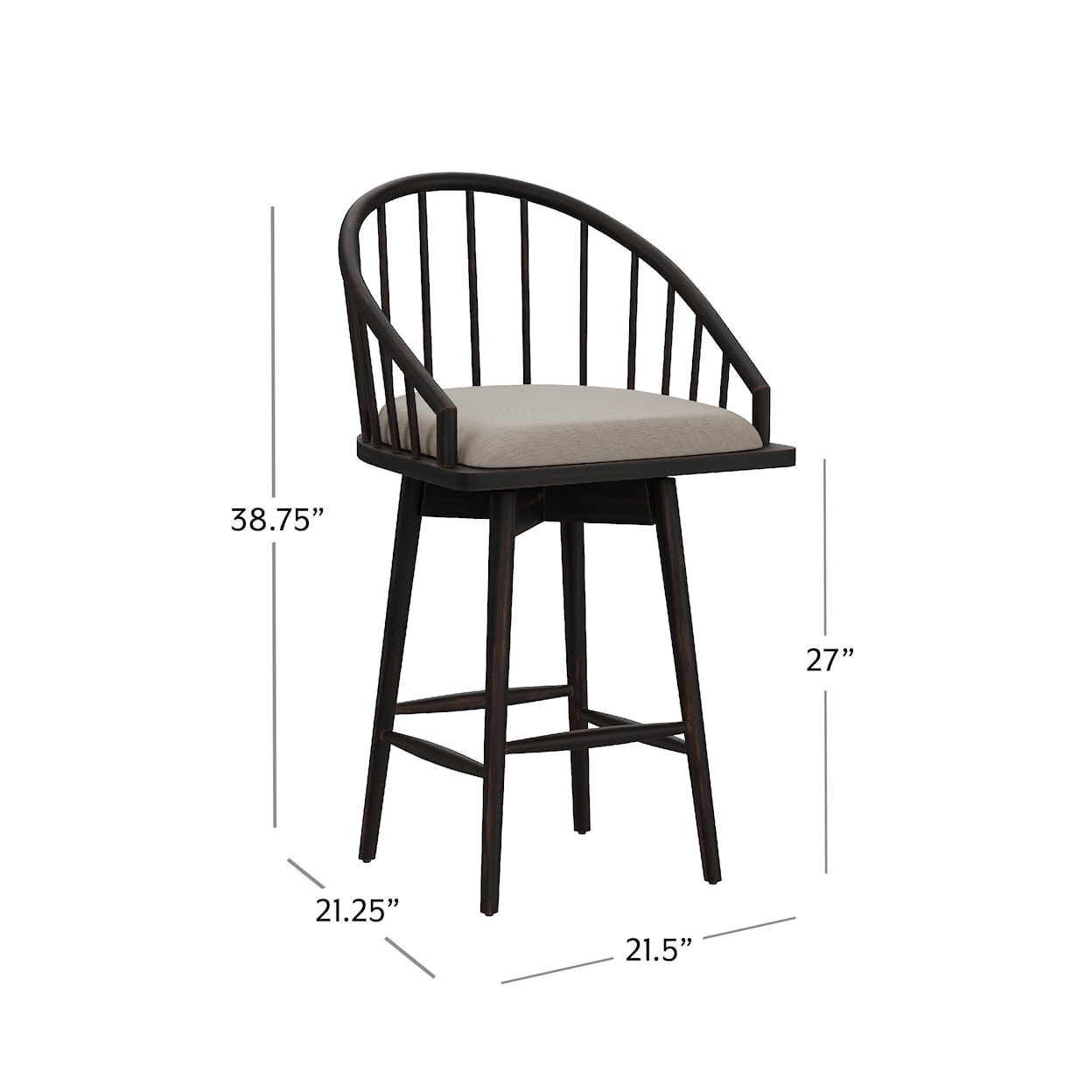 Hillsdale Braddock Counter and Bar Stools