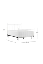Hillsdale Providence Providence Metal Full Bed with Spindle and Casting Design