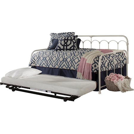 Cottage Twin Daybed with Roll Out Trundle