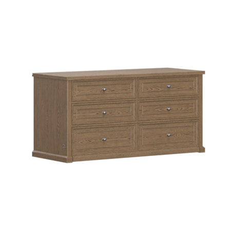 4-Drawer Dresser with Pull-Out Queen Matt.