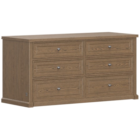 4-Drawer Dresser with Pull-Out Queen Matt.