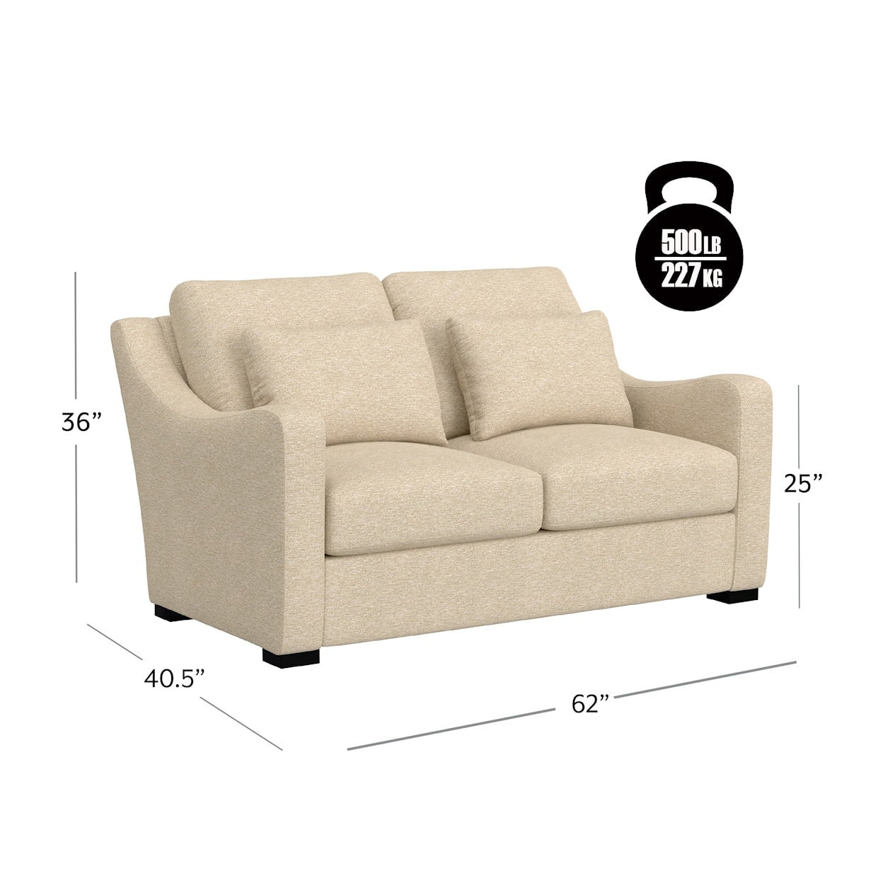 Hillsdale York Loveseat