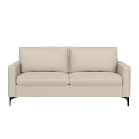 Contemporary Upholstered Sofa with Removable Cushions