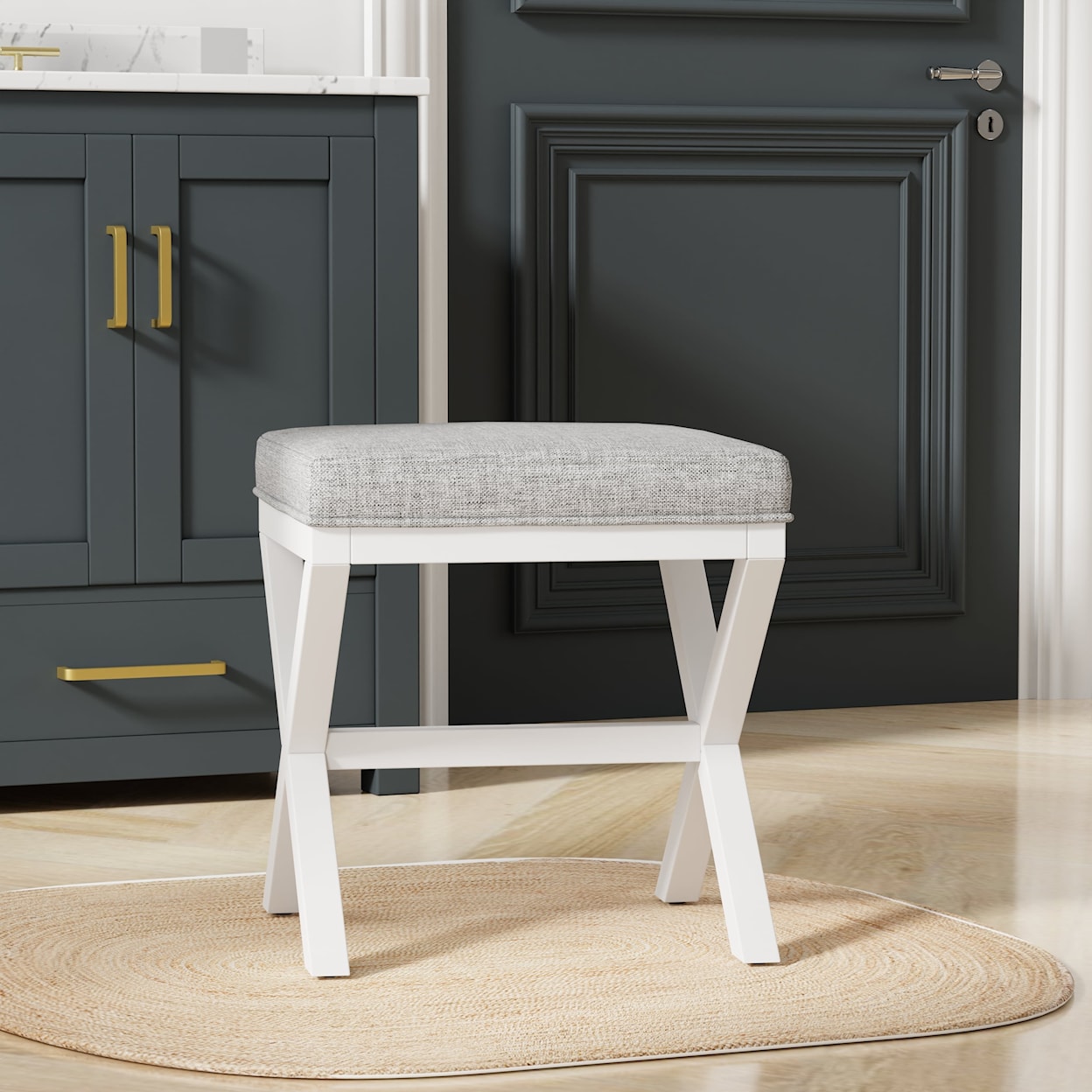 Hillsdale Somerset Vanity Stool