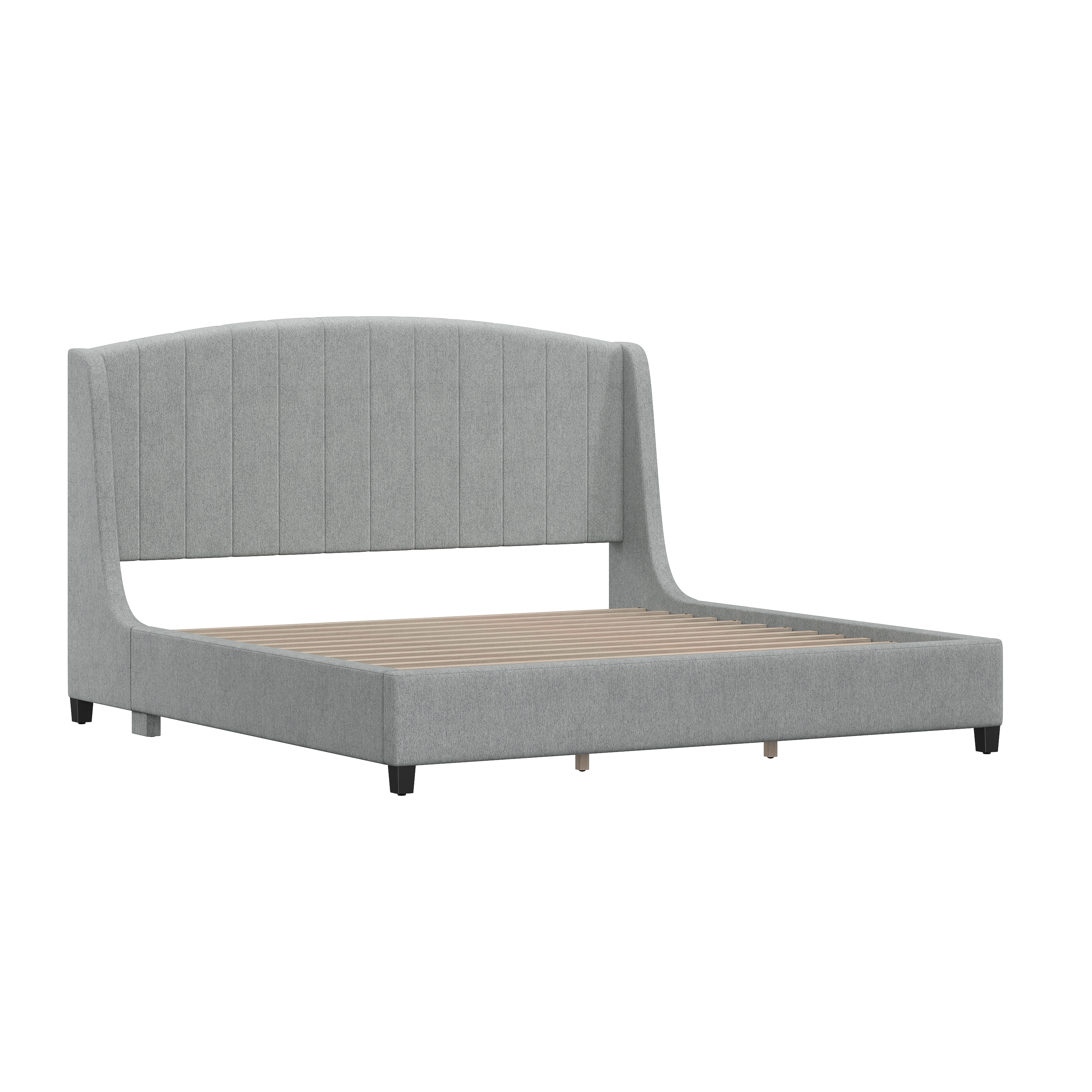Winged King Platform Bed