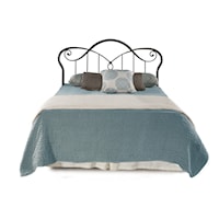 Spindle Metal Queen Size Headboard with Frame