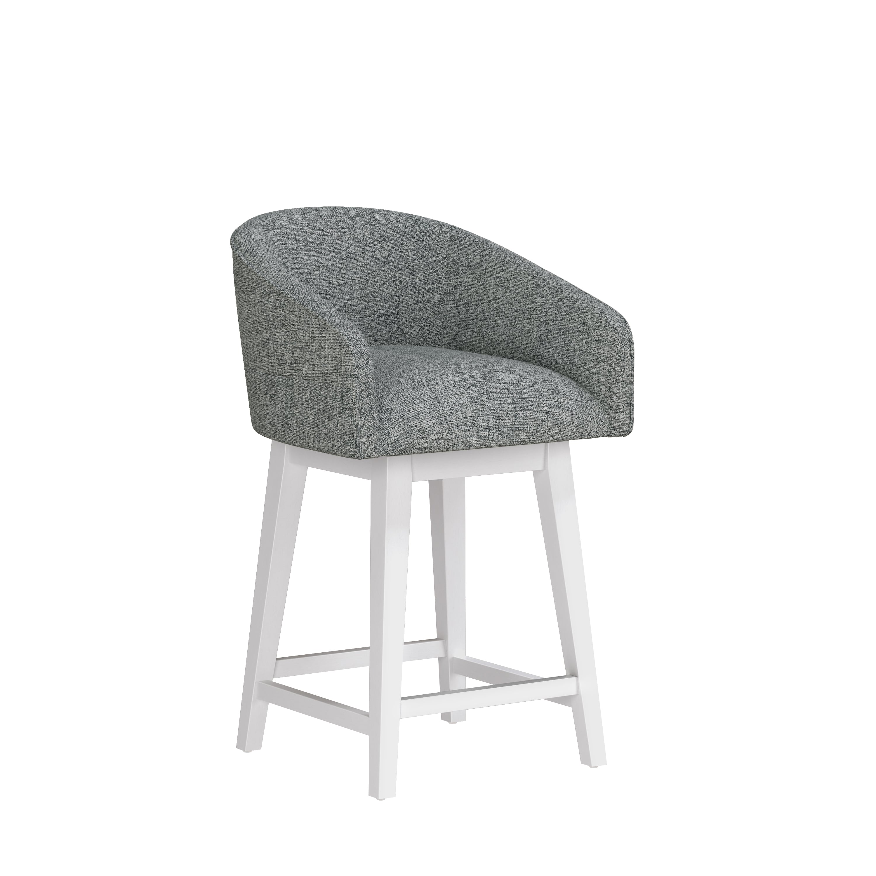 Barrel Back Adjustable Swivel Stool