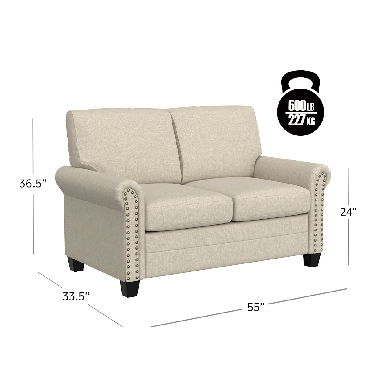 Hillsdale Barroway Loveseat