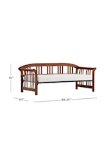 Hillsdale Dorchester Dorchester Twin Wood Daybed with Twin Roll Out Trundle
