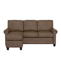 Contemporary Upholstered Reversible Chaise Sectional