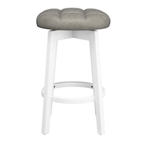 Odette Wood Backless Counter Height Stool