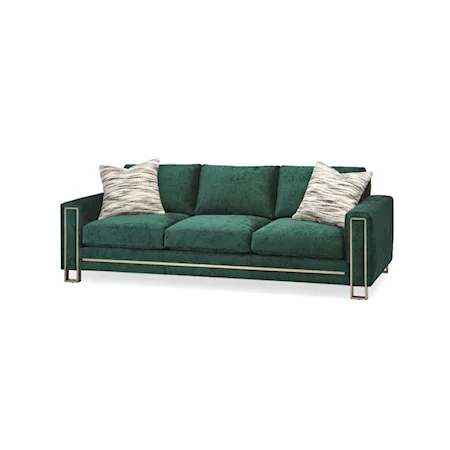 Moda Brass Sofa by Massoud