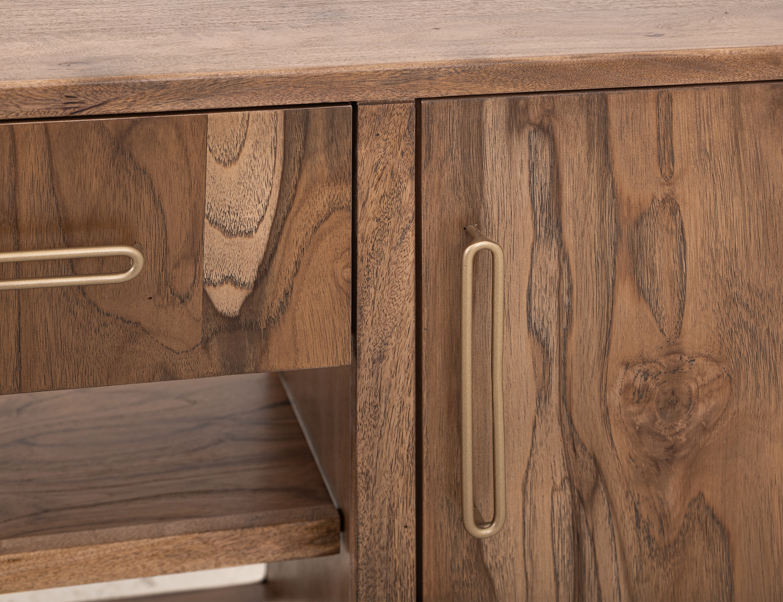 International Furniture Direct Balam 2-Drawer Entertainment Center