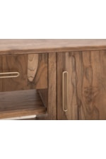 International Furniture Direct Balam Modern Rustic 2-Drawer Entertainment Center